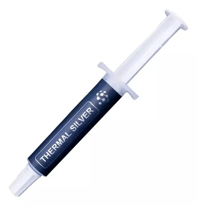 Pasta Térmica Seringa 5g Prata Cooler Processador Pc Notebook Ps4 Thermal Silver Implastec - Foto 2