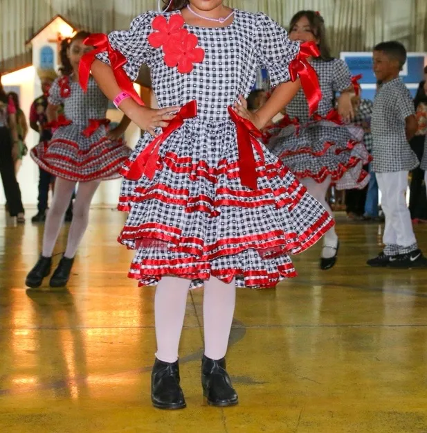 Vestido Festa Junina Infantil