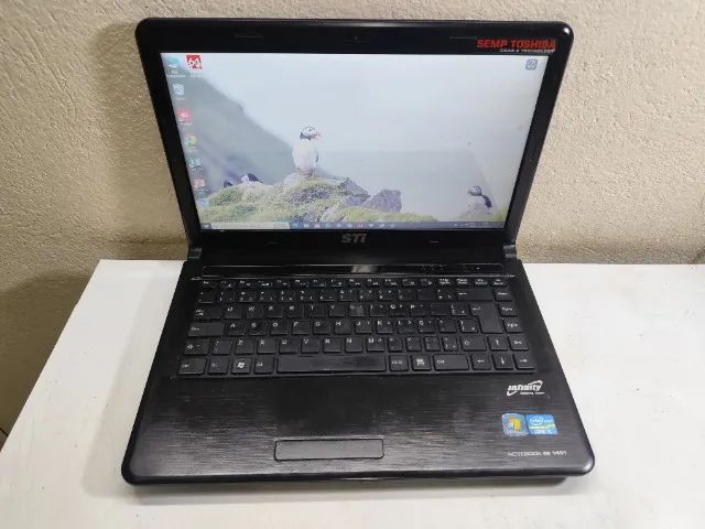 Notebook Semp Toshiba i5, 6GB de ram, HD de 500GB. Ótimo p/estudo/trabalho. Bateria 1H
