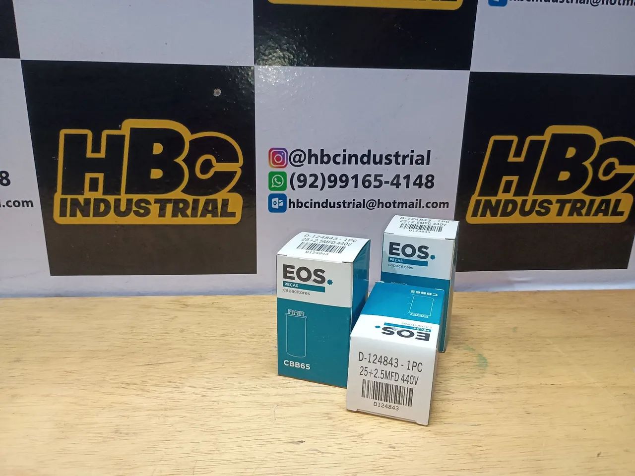 Capacitores EOS conjugados e simples.