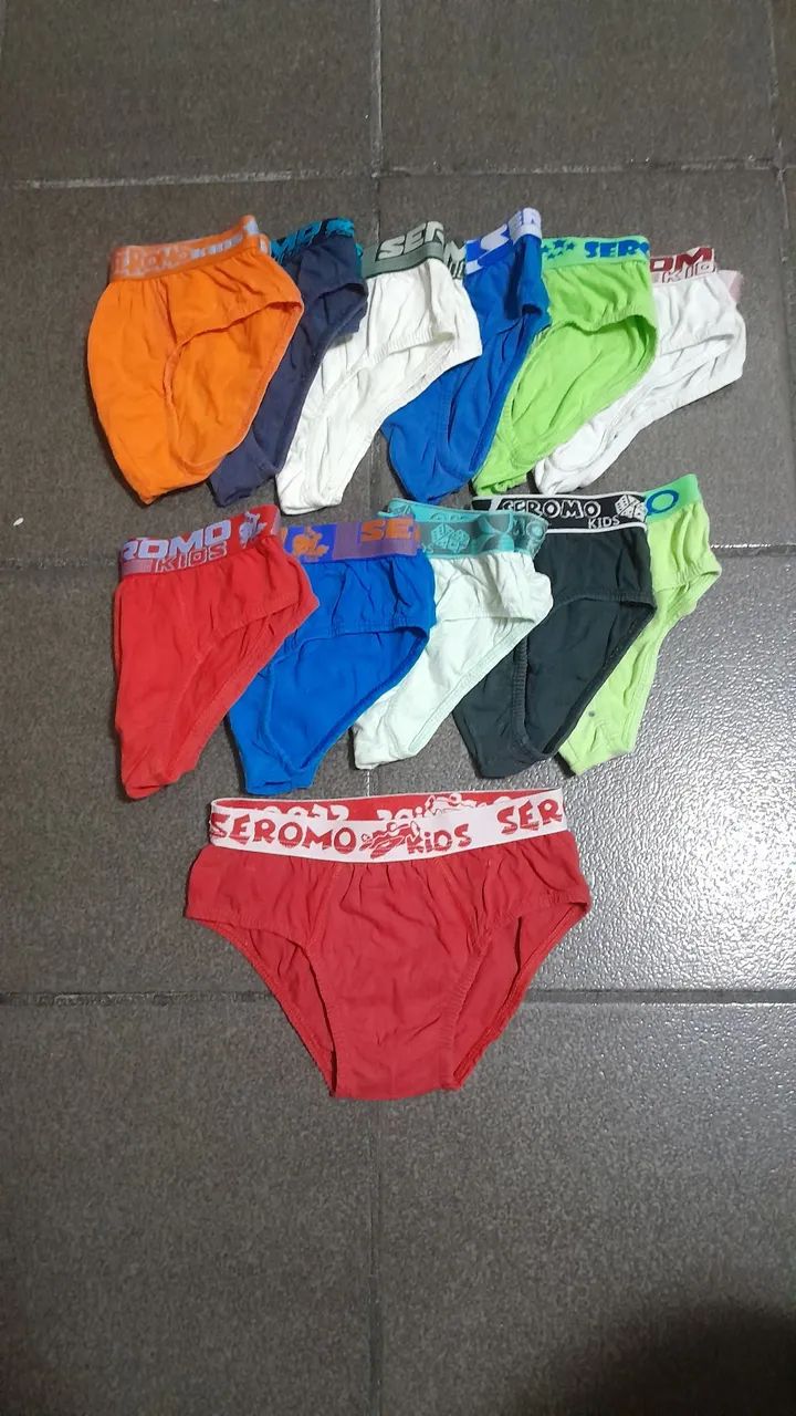 Cuecas  Infantis de Algodão Usadas - Foto 2