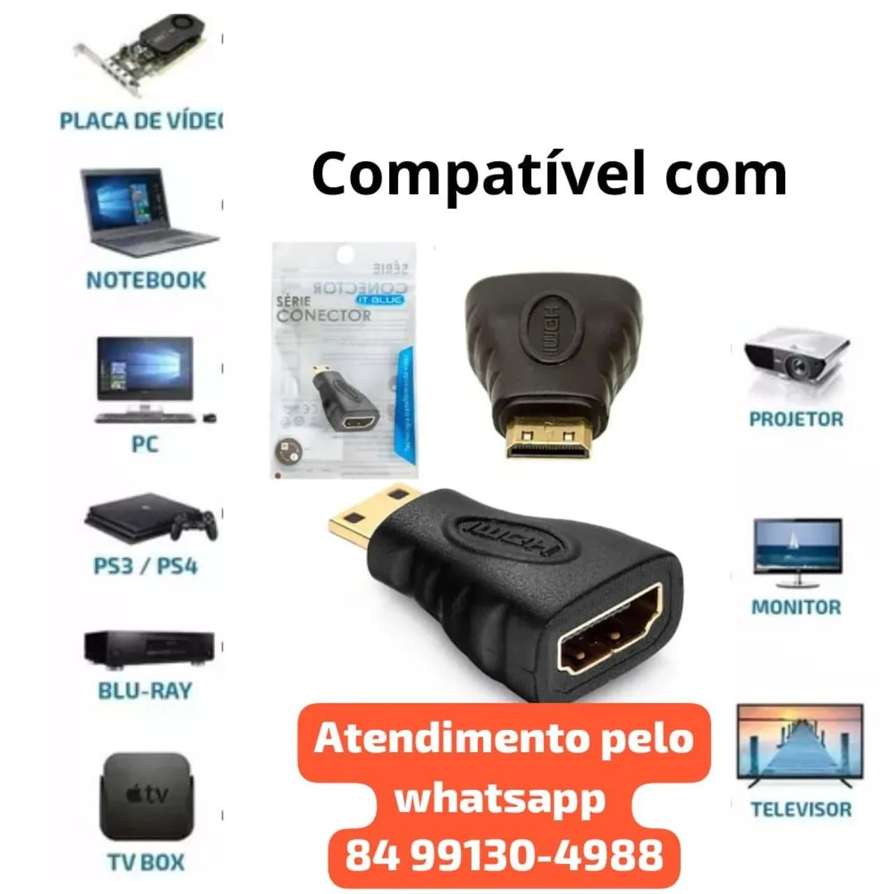 Adaptador Mini HDMI - Novo