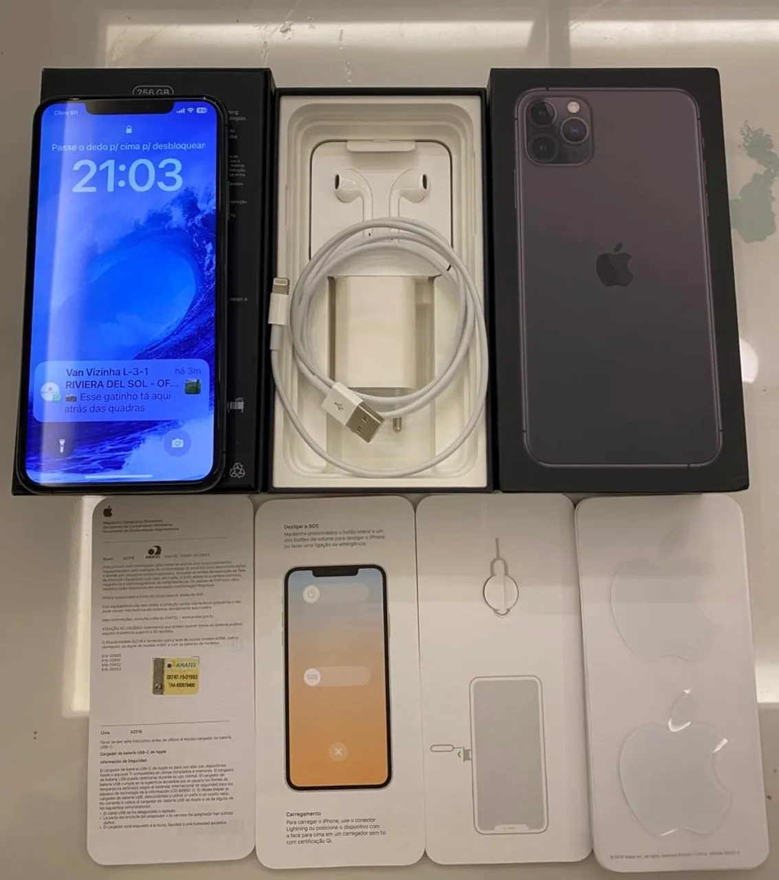 IPHONE 11 PRO MAX 256GB CINZA