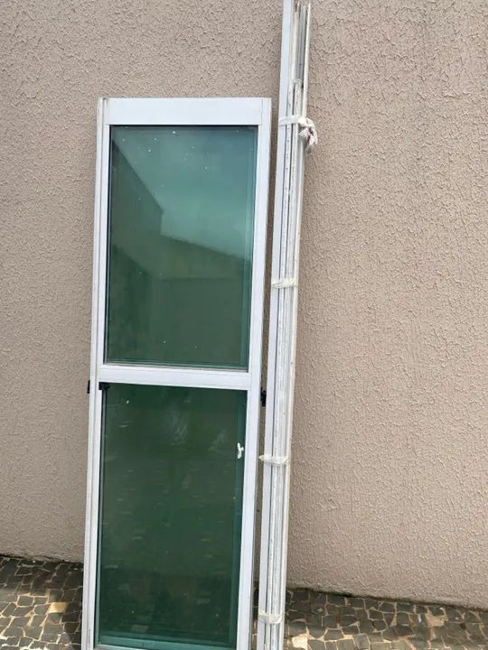 Porta de correr em alumínio com vidro 4 folhas - Foto 3