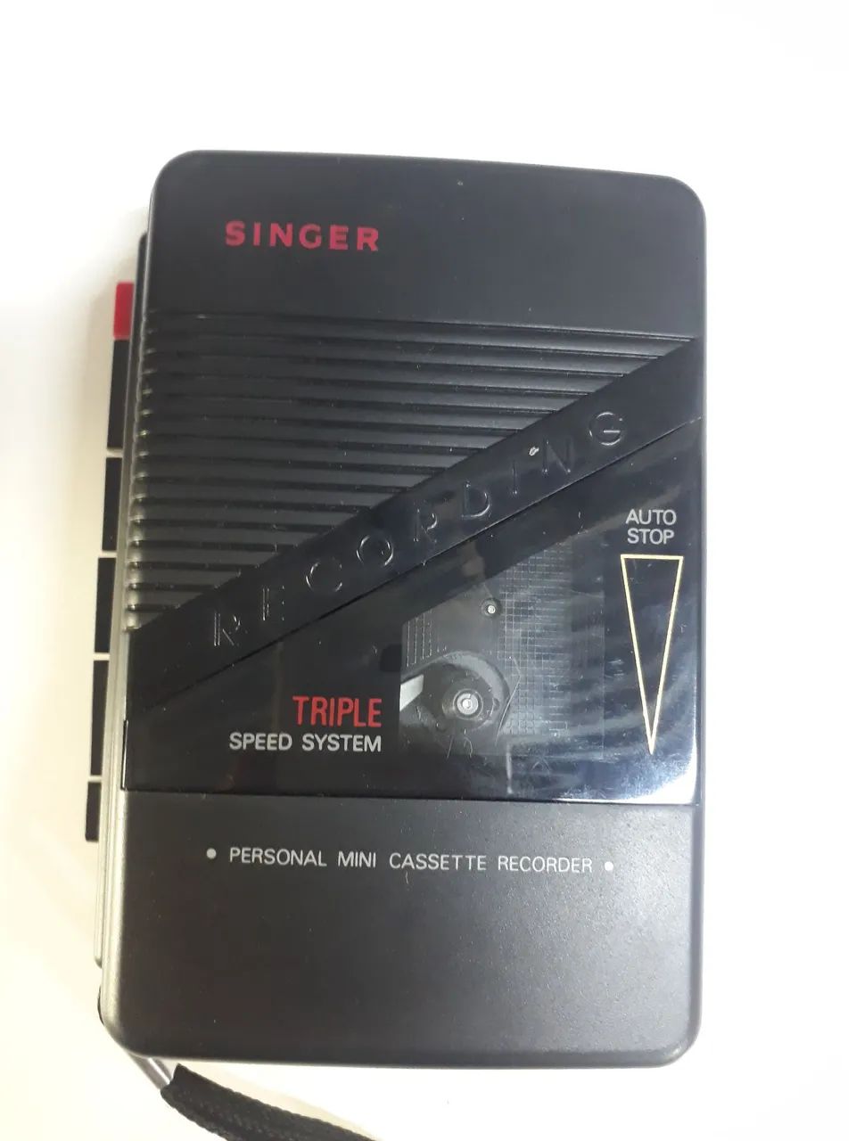 Toca fitas Cassete Singer - antiguidades 