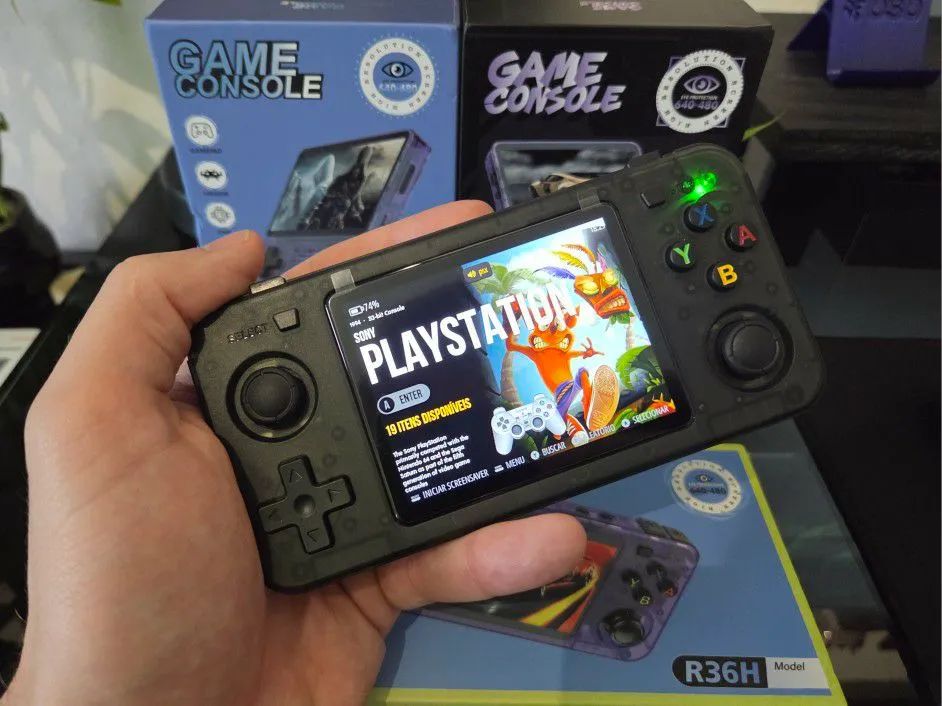 R36H Console Portátil Preto NOVO