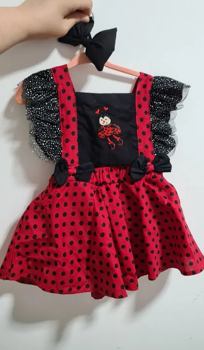 Romper Vestido Fantasia Joaninha