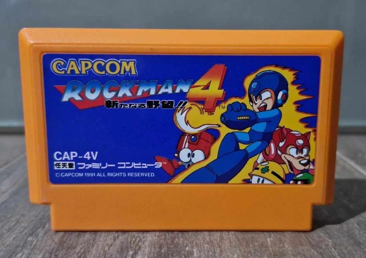 ROCKMAN 4 NES FAMICOM ORIGINAL JAPONES 