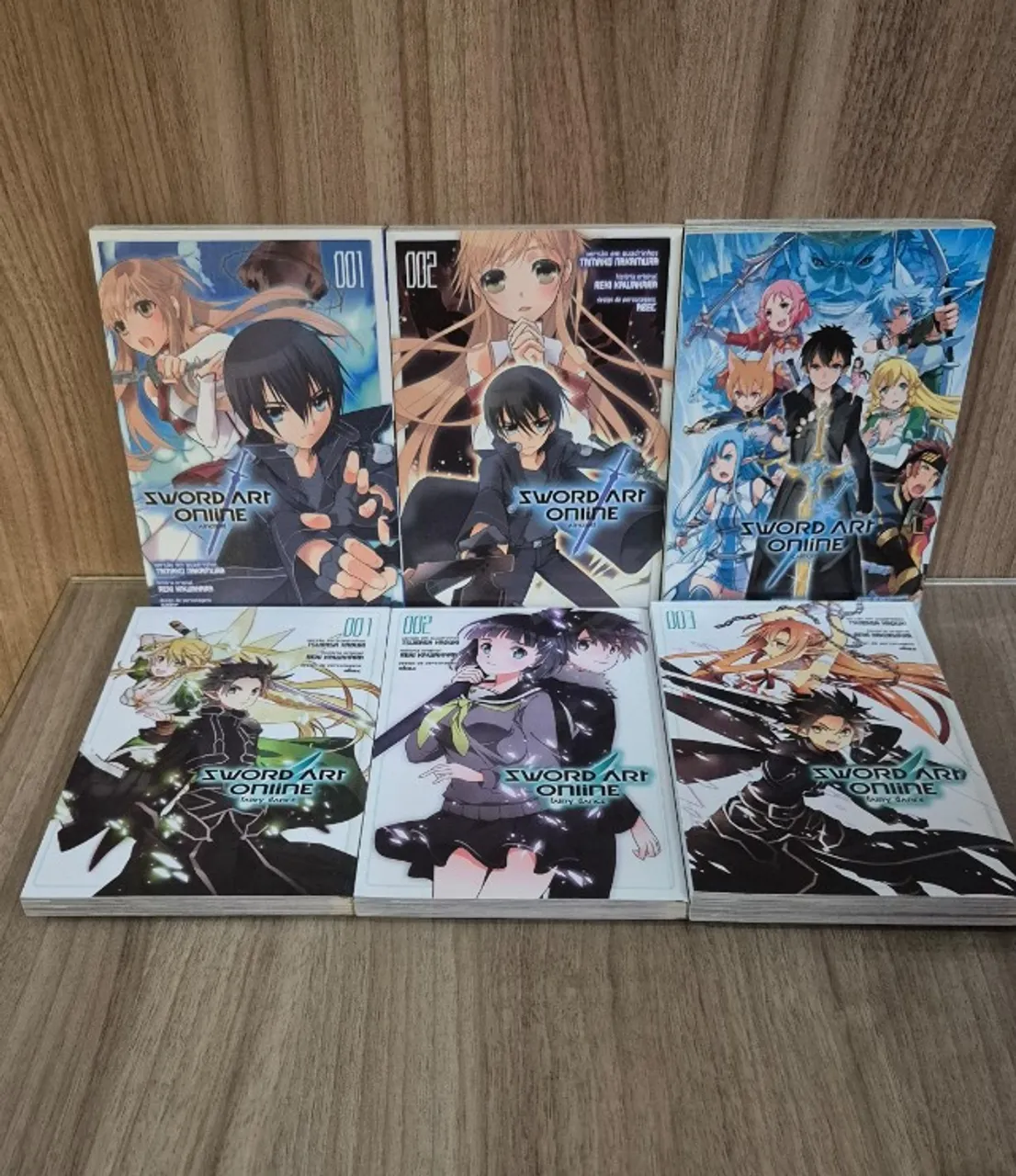 Sword Art Online Mangá Arcos Aincrad, Fairy Dance e Calibur Completo