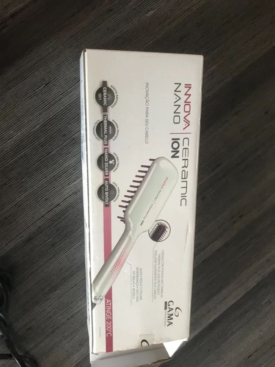 Innova nano ceramic /escova alisadora de cabelo  - Foto 2