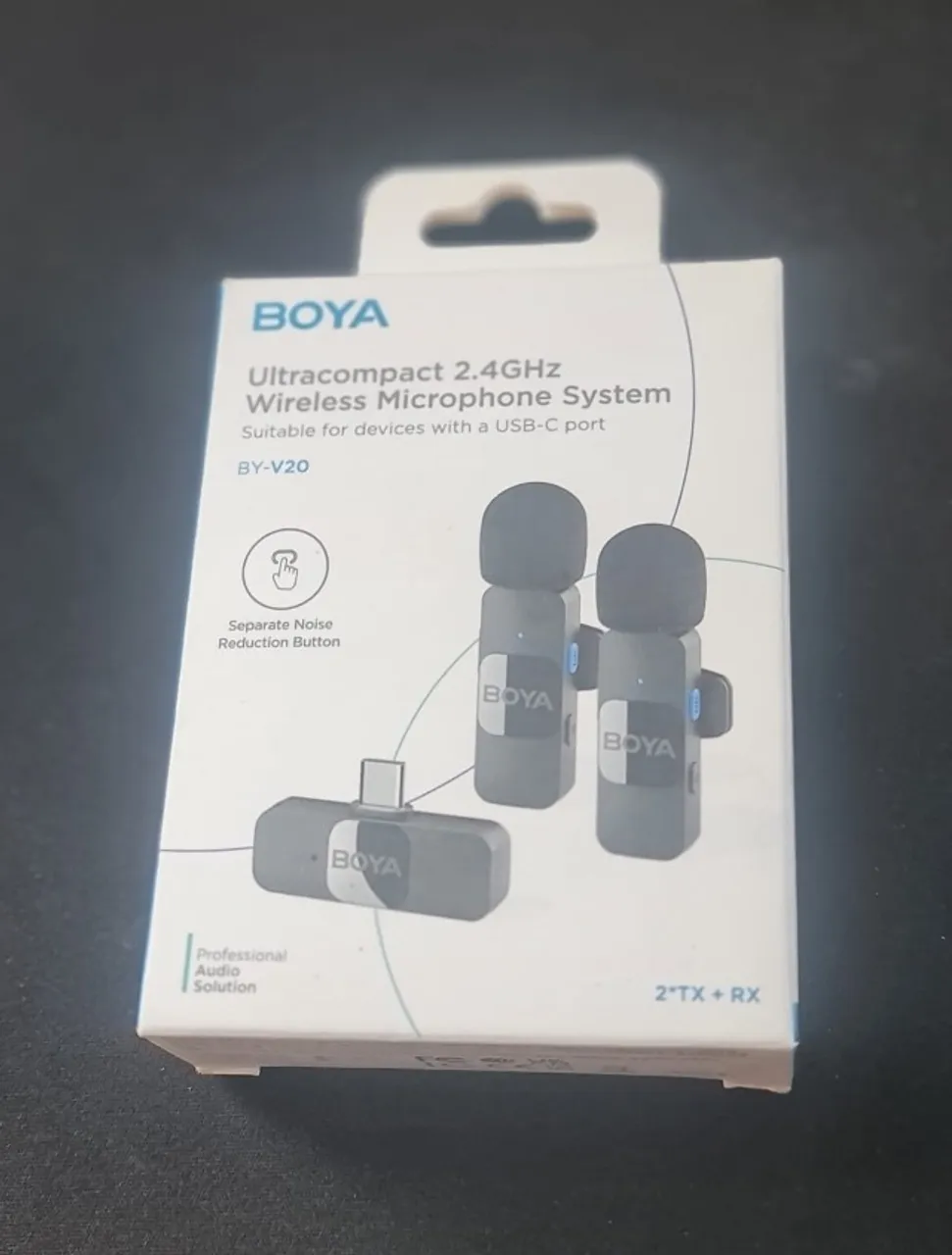 Microfone de lapela Boya BY-Y20