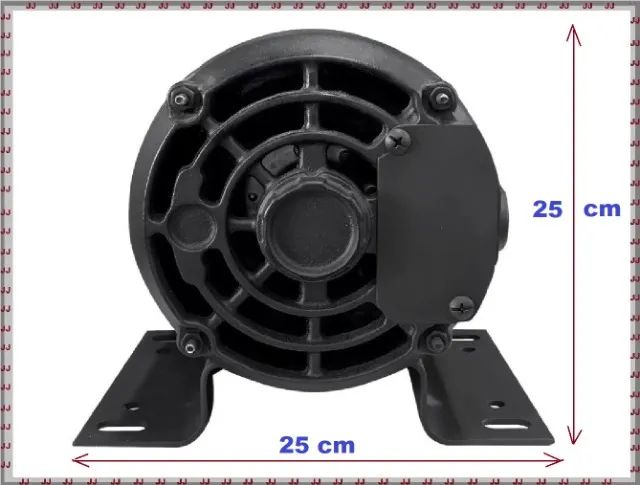 Motor elétrico trifásico alta rotação 5 cv 2 pólos Weg  - Foto 4