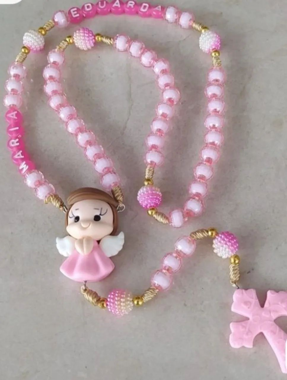 Terço Personalizado para Bebê Theo - Foto 2