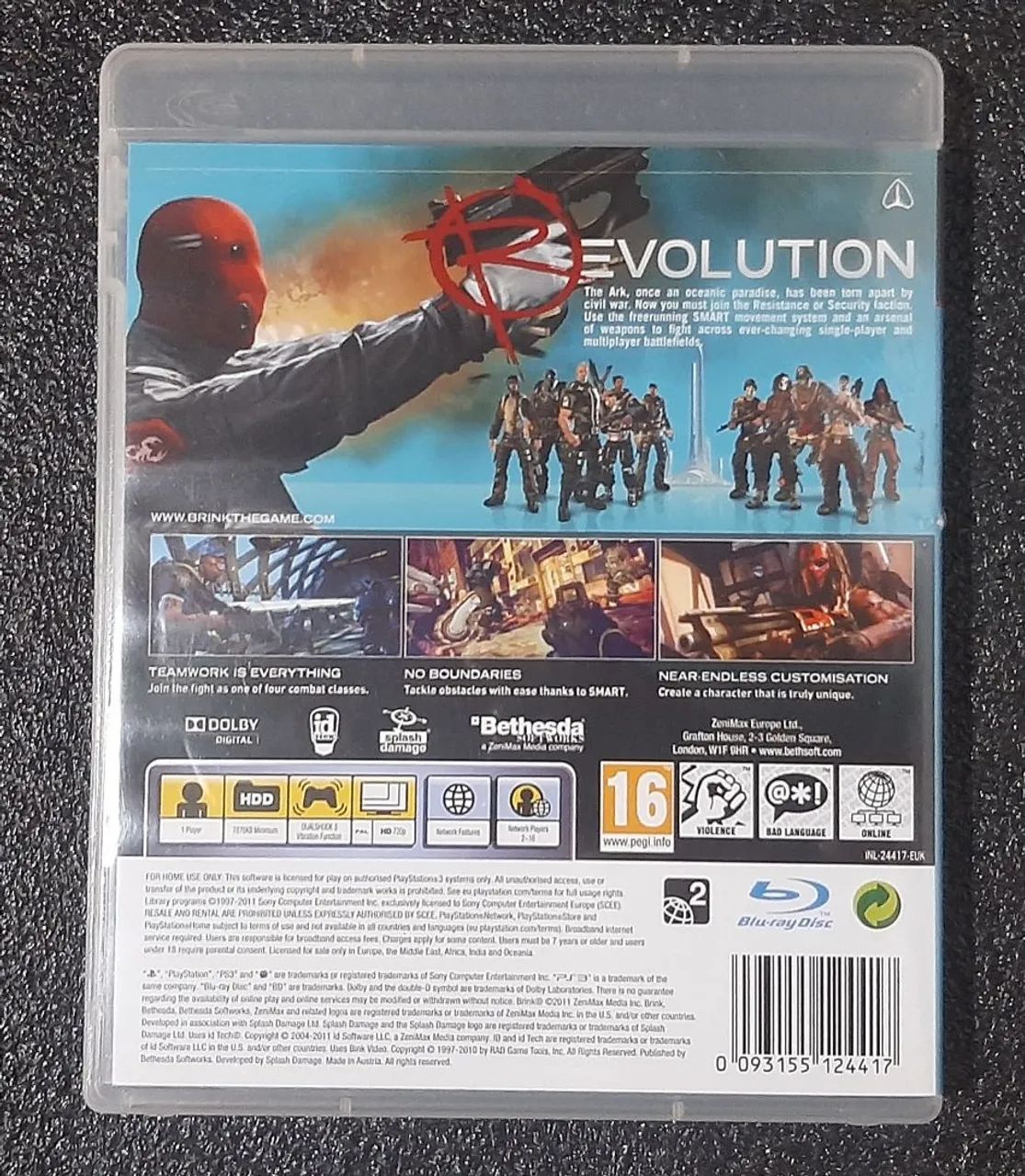 Brink ps3 usado marcas de uso - Foto 4