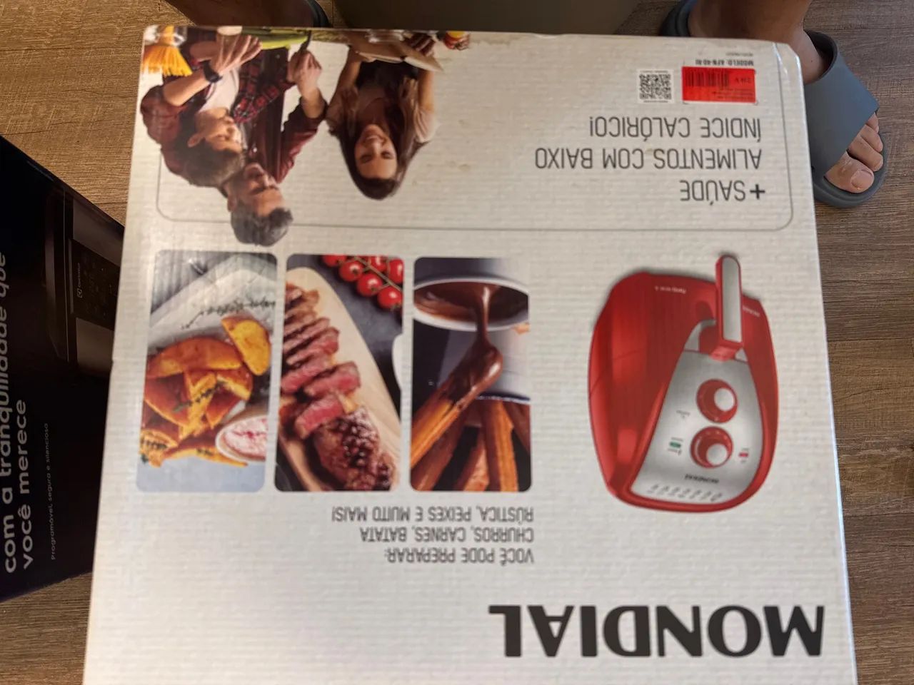 Fritadeira a Ar Mondial Family Inox Red 4L - Foto 2