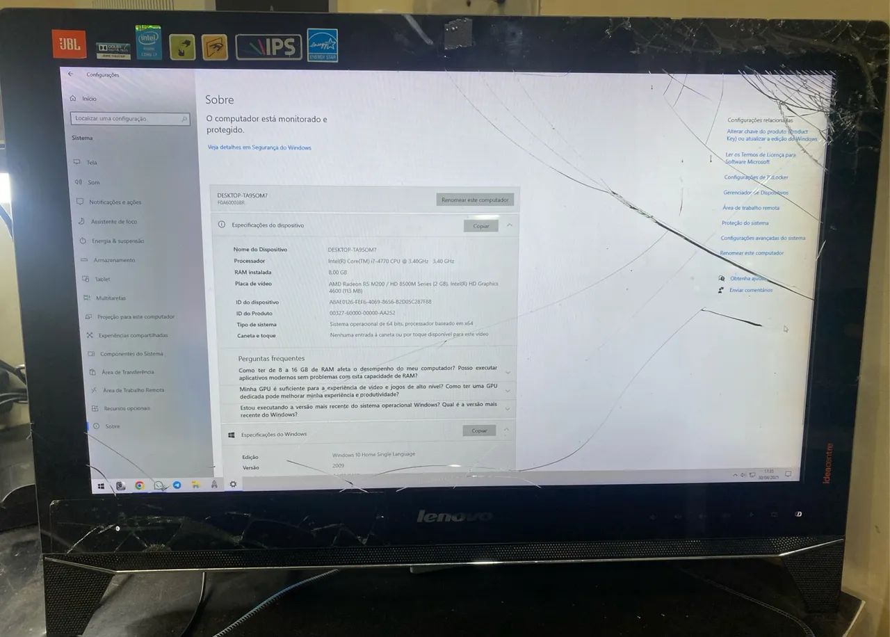 All in one B550 LENOVO