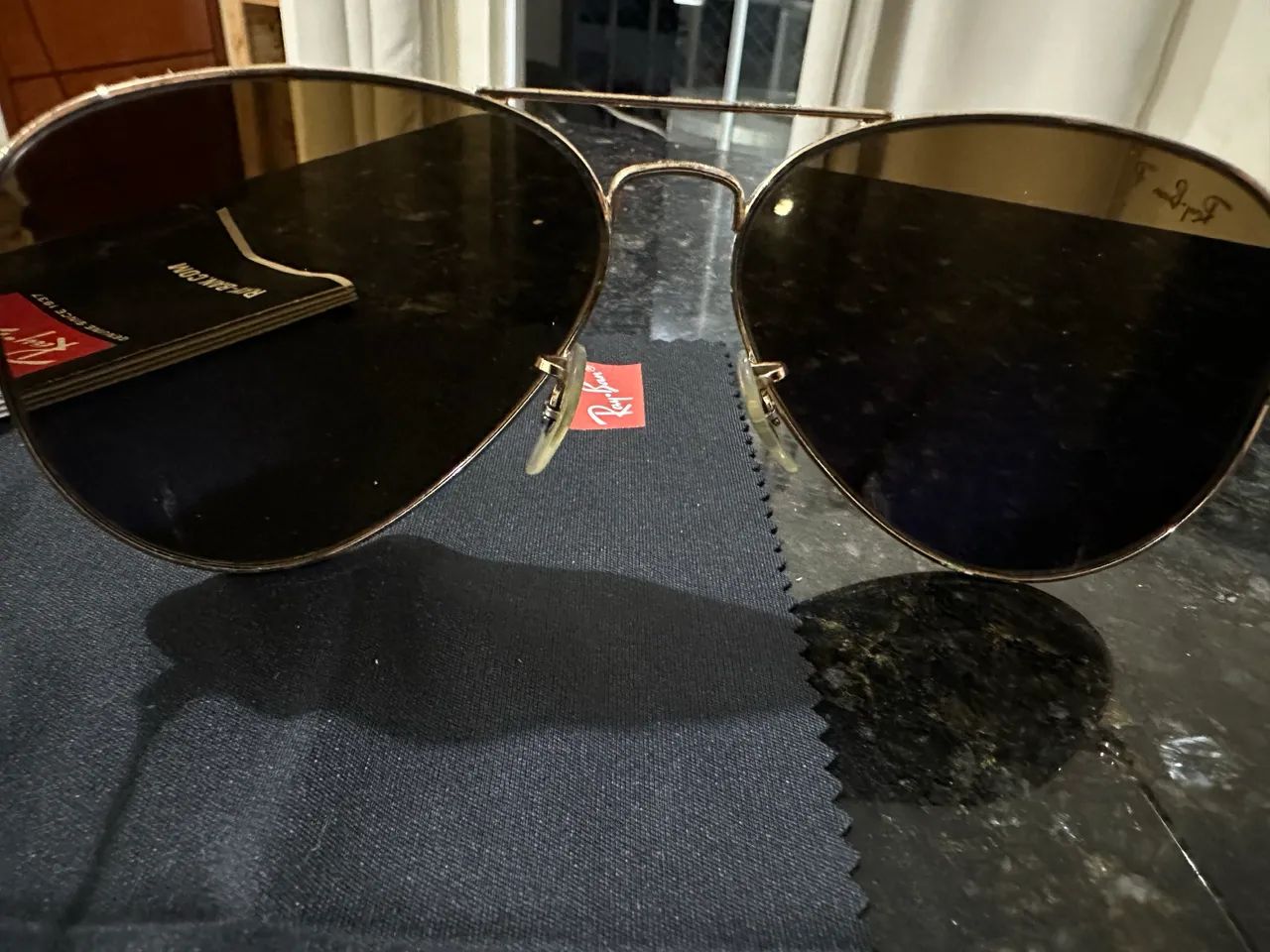 Óculos Ray Ban original - Aviator Gradient -  marrom - Polarizado - Foto 2