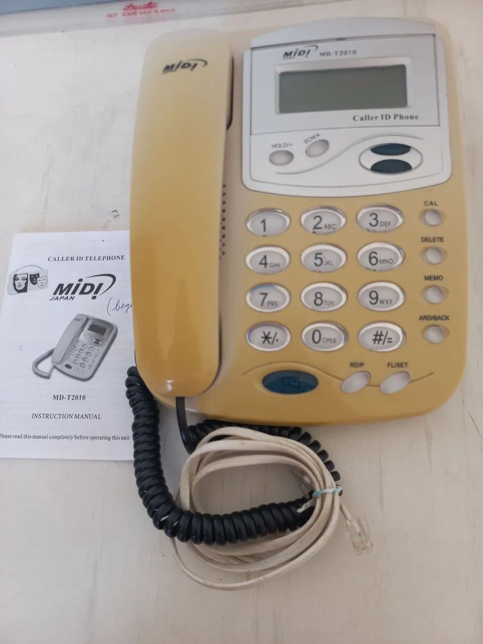 Telefone Fixo com Identificador de Chamadas Midi MD-T2010