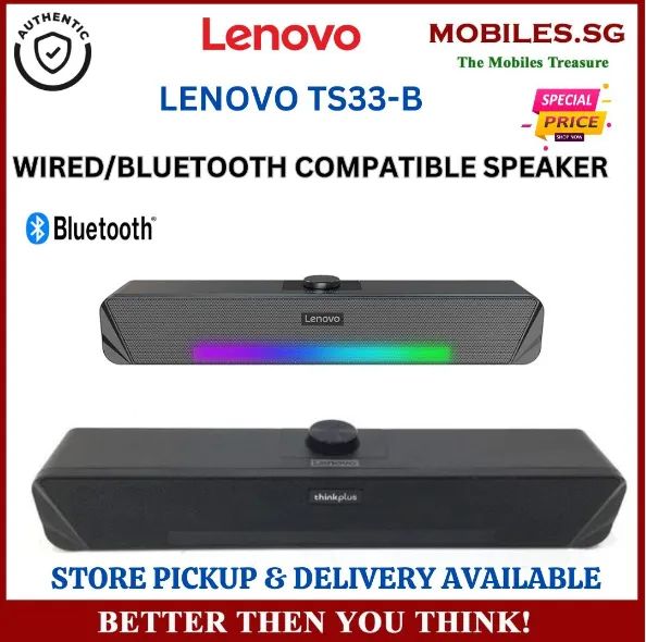 Caixa som Lenovo Ts33B nova na caixa s/ uso