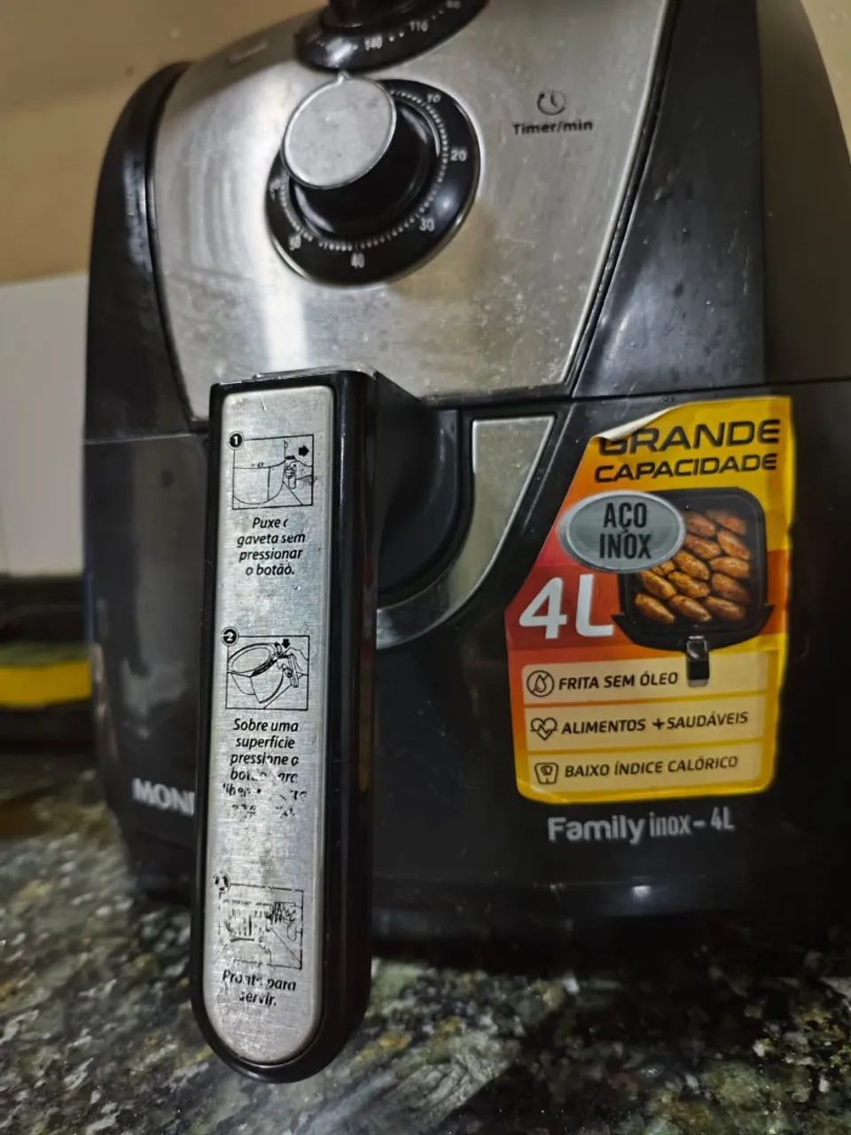 Air Fryer Mondial 4L - Grande Capacidade - Foto 3
