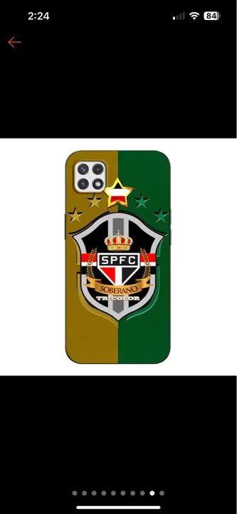 Capinha para Celular SPFC - Soberano Tricolor