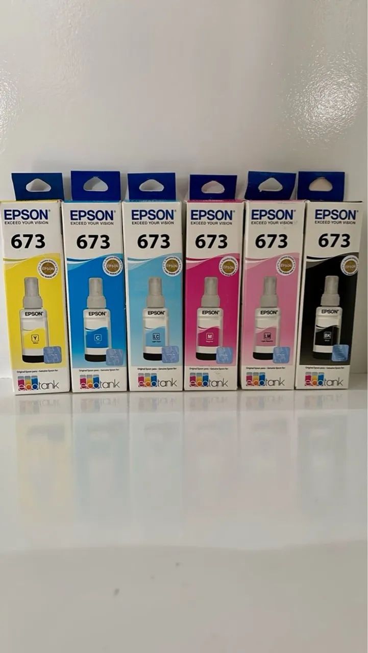 Epson 673 EcoTank Ink Cartridges - 6 Colors