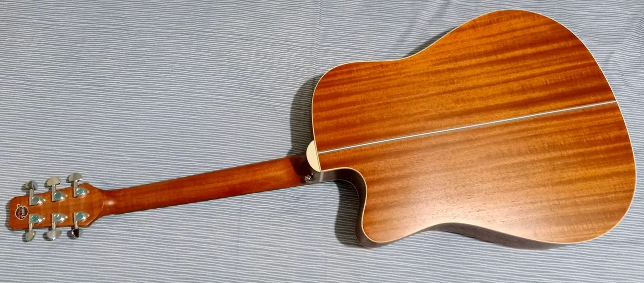 Violão Eletro-Acústico Folk Com Efeitos E Tampo Sólido Malibu Fuji Plus, Novo, Regulado - Foto 2