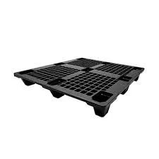 Eco Pallet de Plástico Vazado Preto 1,00x120M - Foto 3