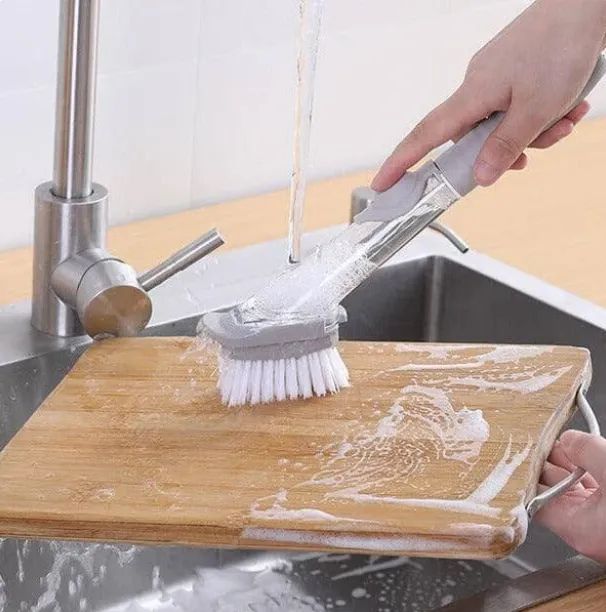 (2 em 1 ) Esponja e Escova com Dispenser Detergente (Entrega) - Foto 2