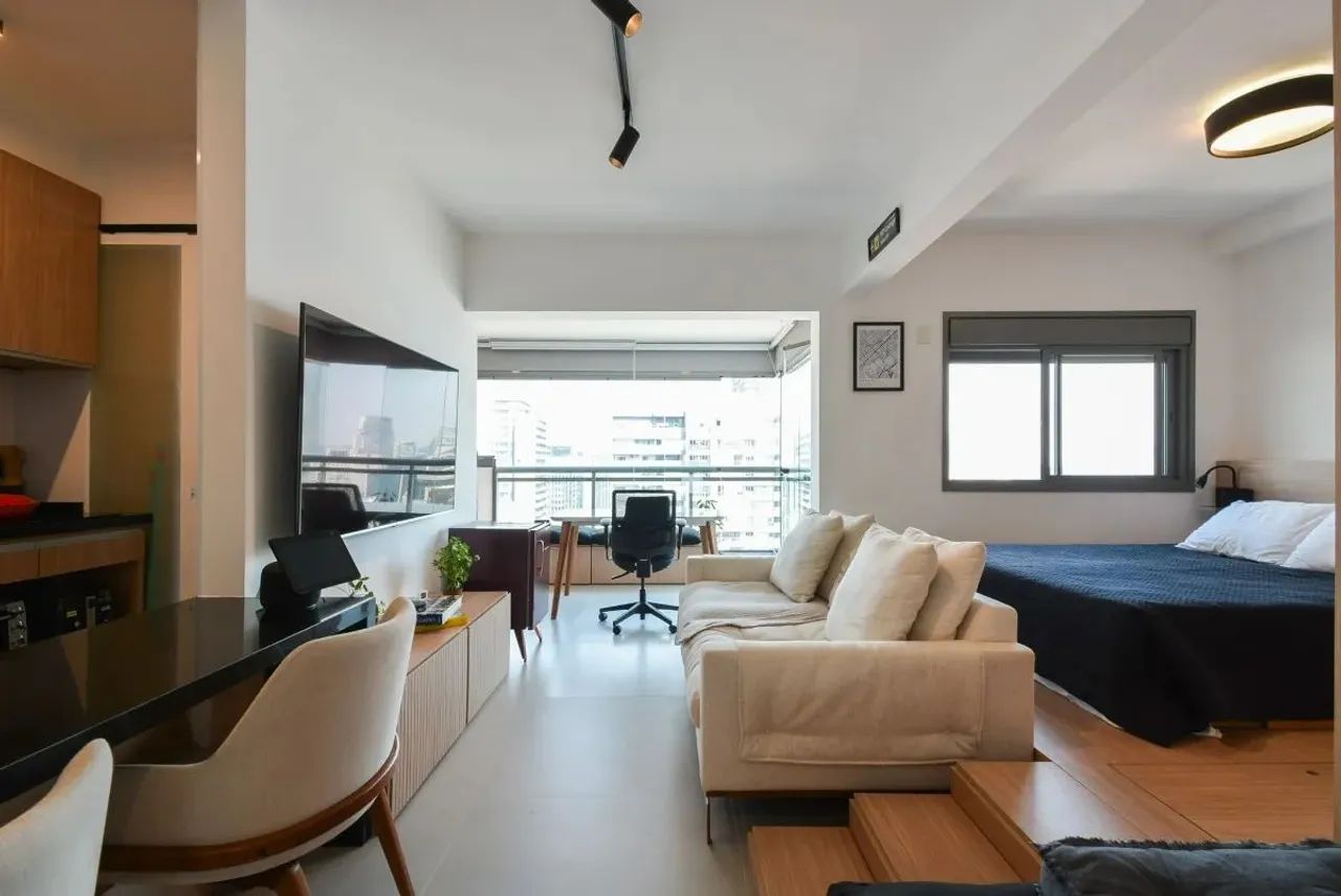 Apartamento tipo para venda com 1 quarto, sendo 1 suíte, 49m² - Foto 3