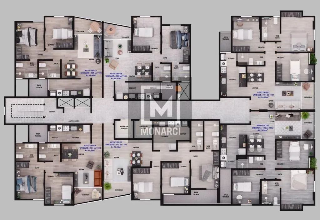 Venda de APT com 59M² 2 quartos vizinho ao Manaíra Shopping - Foto 3