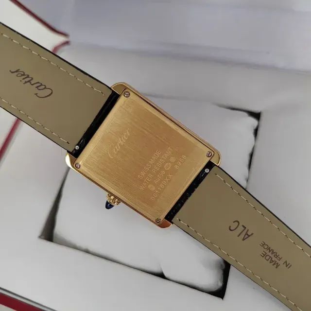Relógio CARTIER SANTOS PULSEIRA DE COURO 22 MM - Foto 3