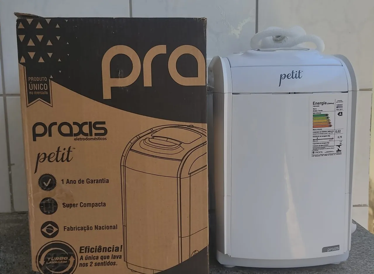 Máquina de Lavar Roupa Praxis Petit