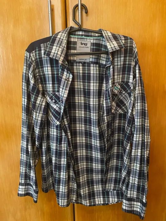 Camisa xadrez masculina TNG - Foto 4