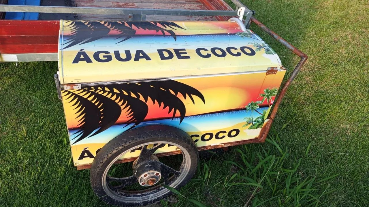 Carinho de água de coco 