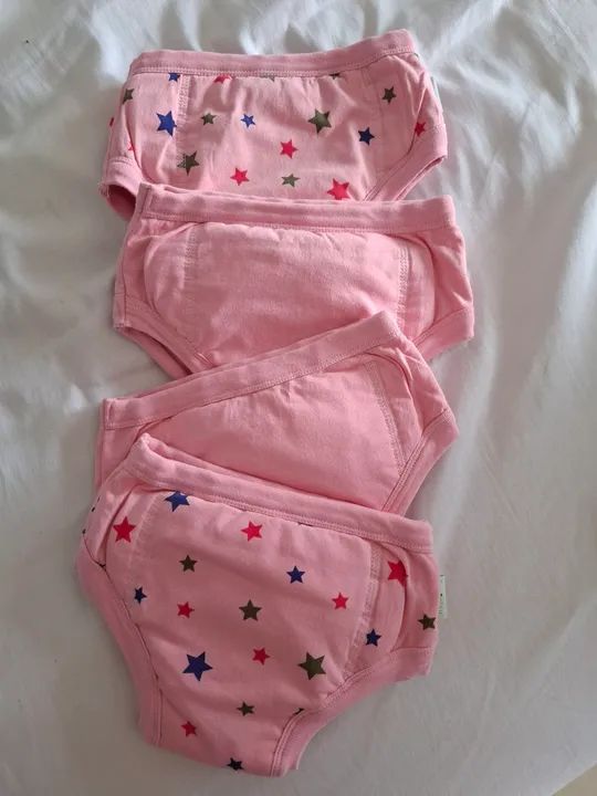 Conjunto de 4 calcinhas desfralde XG ecoplay