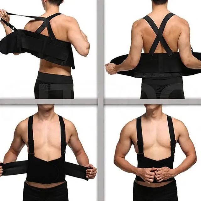 Cinto De Ajuste Para Peso Lombar Corretor Postural Coluna - Foto 4