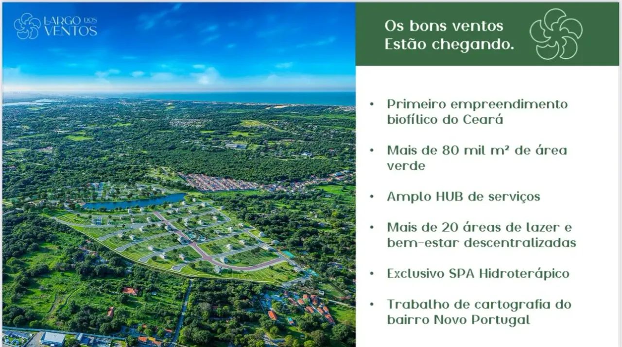 Condomínio de Lotes Largo dos Ventos no Eusébio - Brasilidade Urbanismo