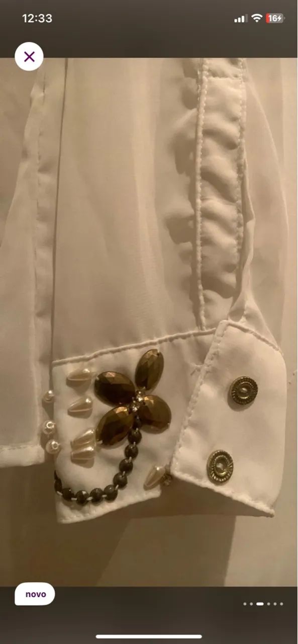 Camisa branca feminina - Foto 5