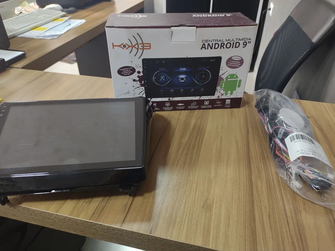 Central Multimídia Android 9" Tela 9 polegadas