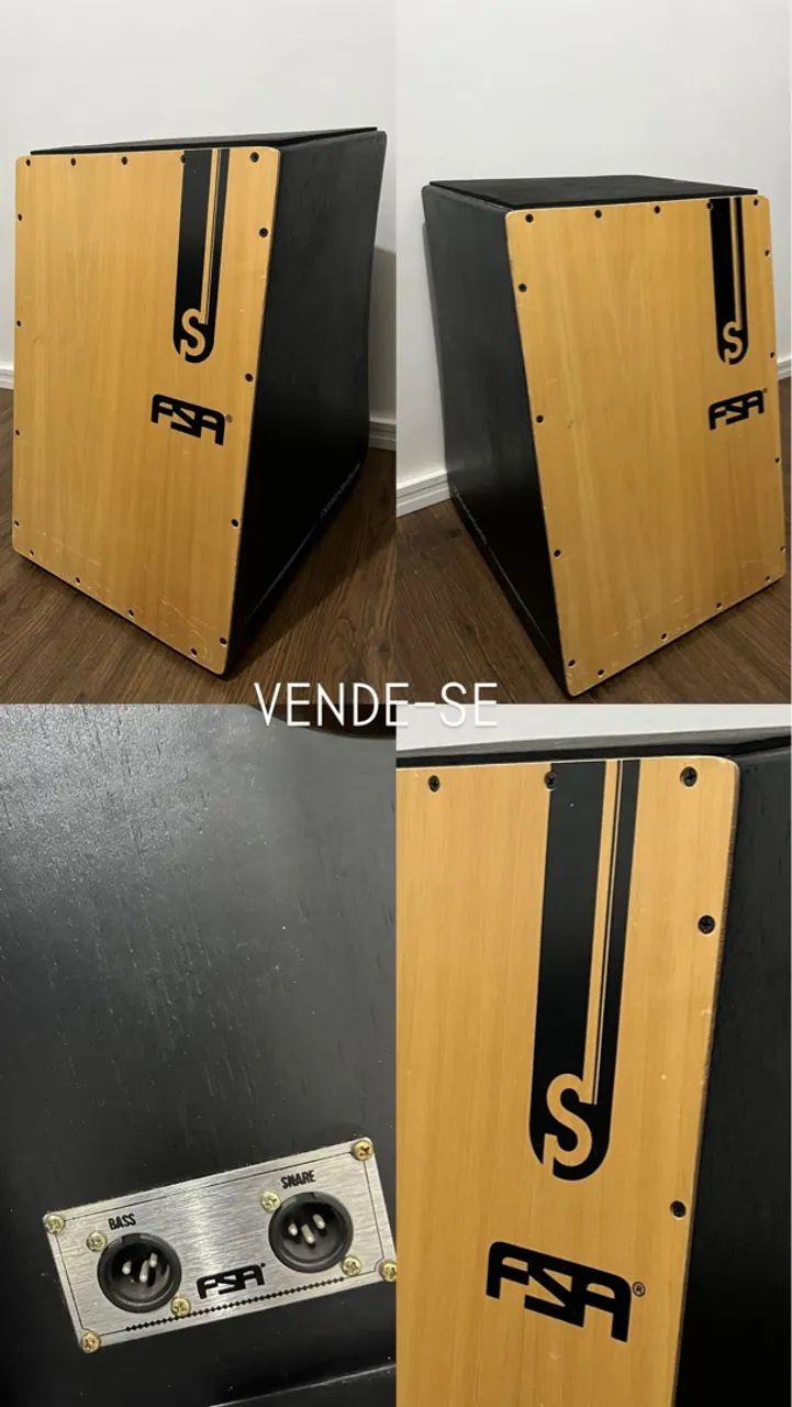 Cajon Elétrico FSA Standard FS2501 - Preto
