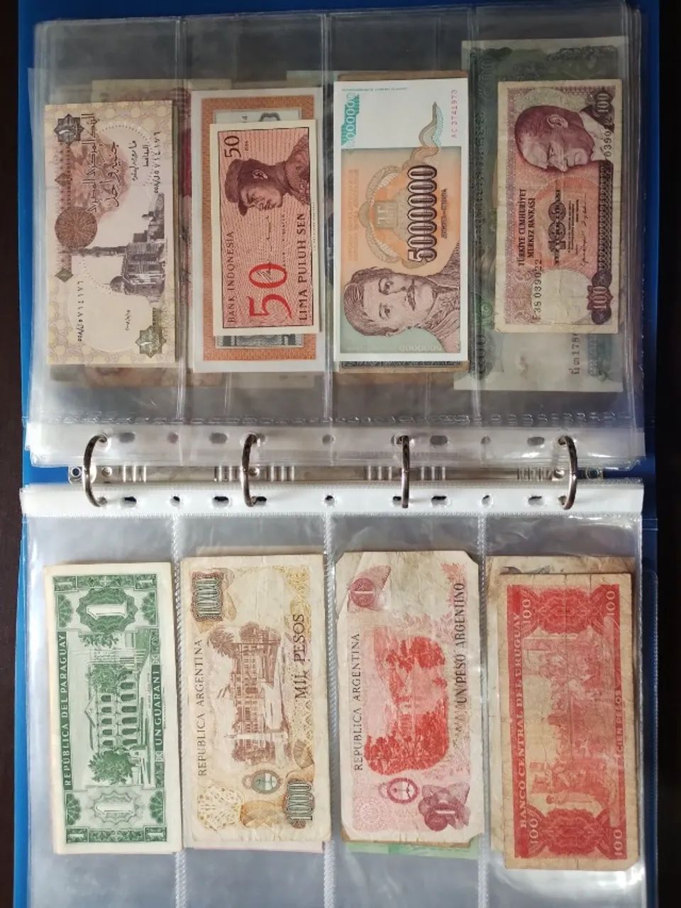 Coleção de 60 cédulas e 60 moedas antigas - Foto 5