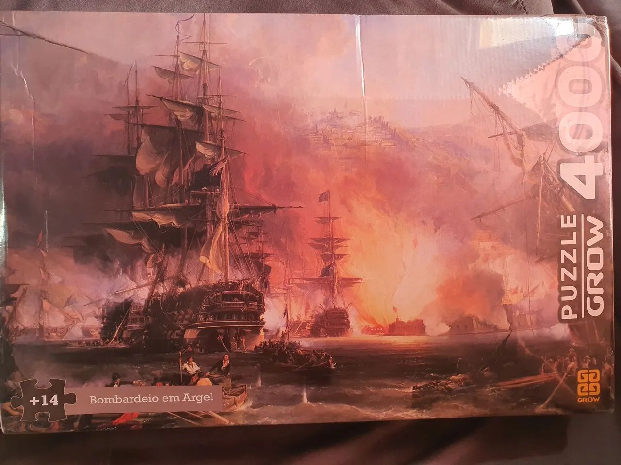 QUEBRA CABEÇAS BOMBARDEIO EM ARGEL- 4000 PEÇAS