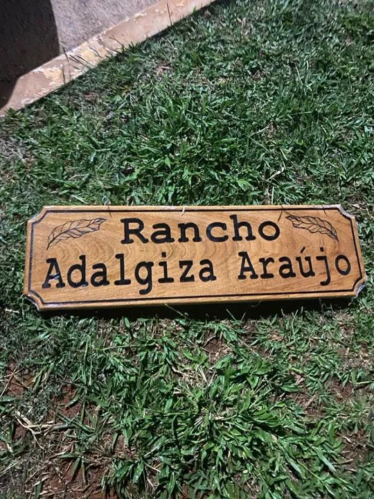 Placa de madeira para rancho  - Foto 2