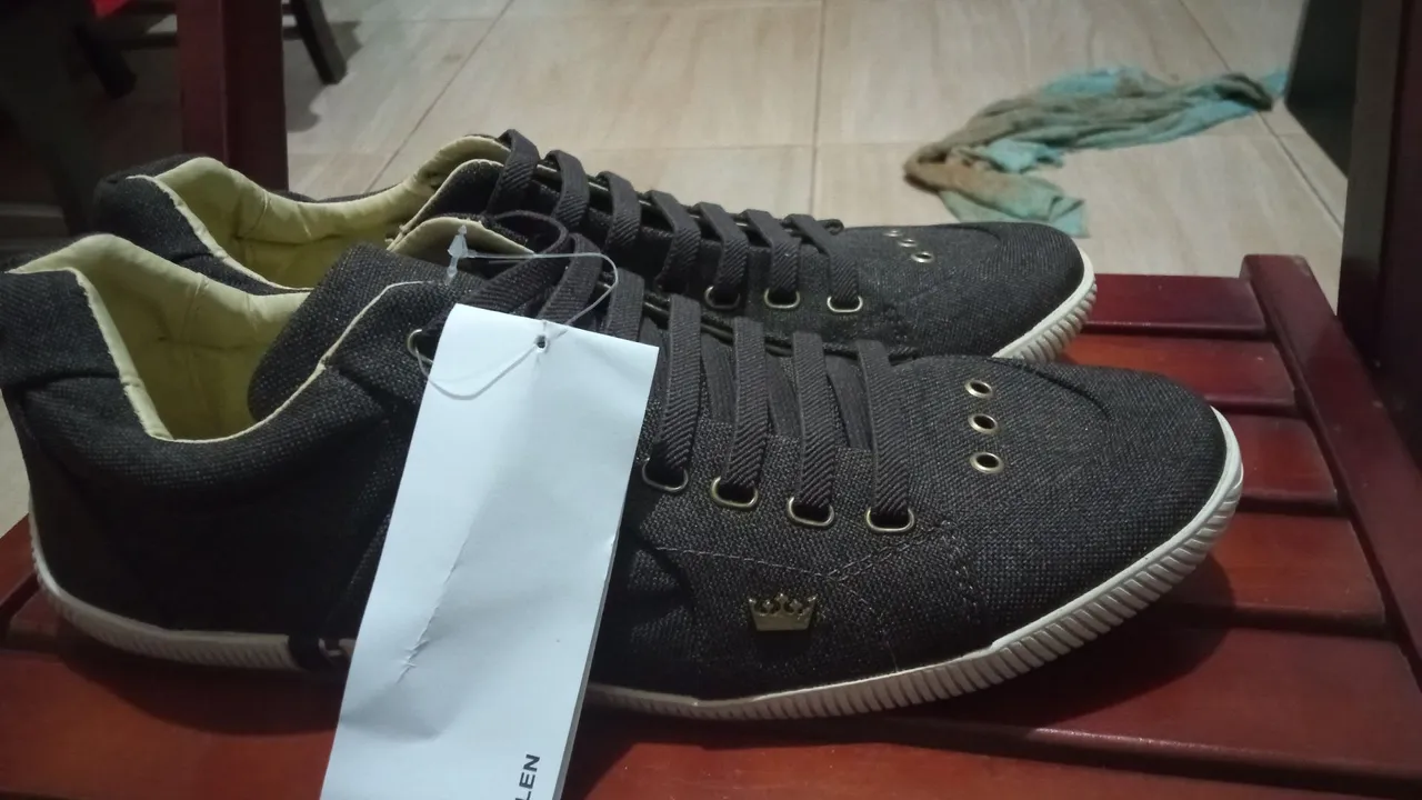 Tênis Masculino Casual Marrom