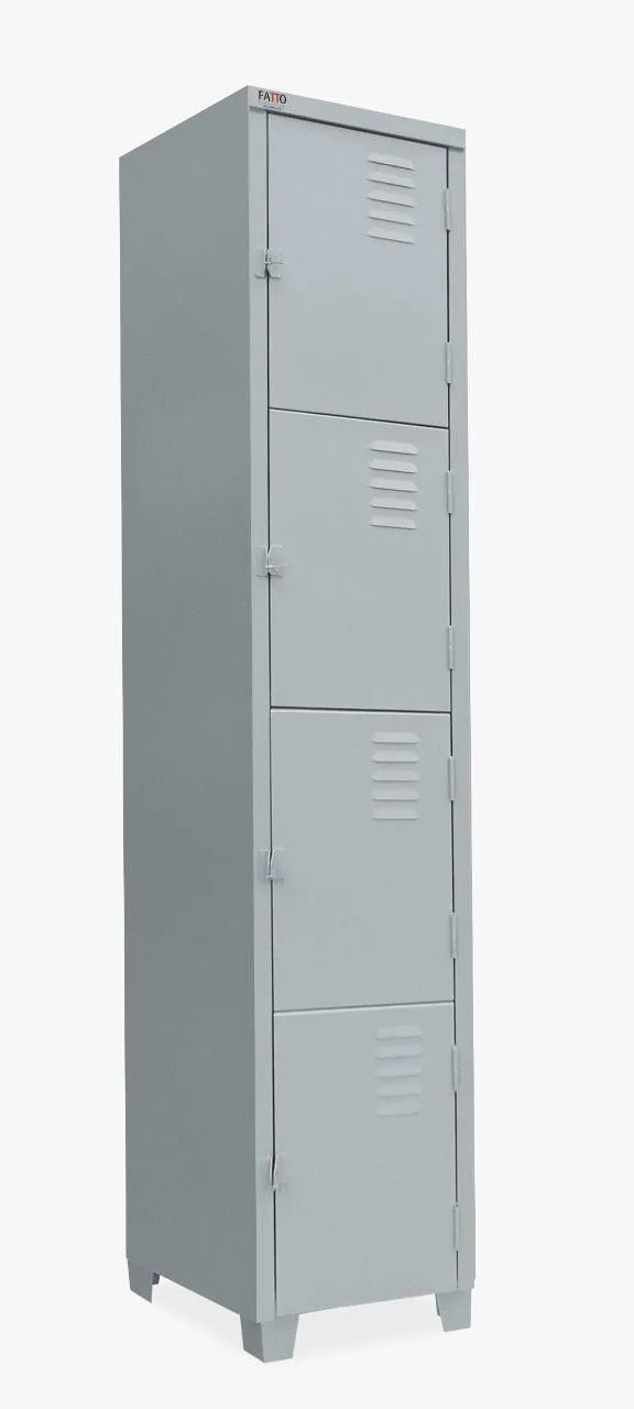 Armário/Roupeiro de aço 4 portas