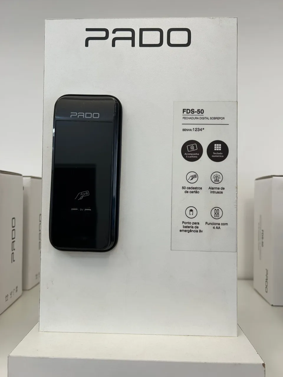 Fechadura Digital Sobrepor PADO FDS-50
