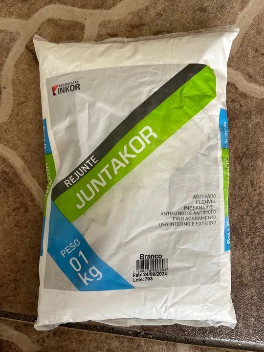 Rejunte JunTakor 1kg - Impermeável e Antifungo