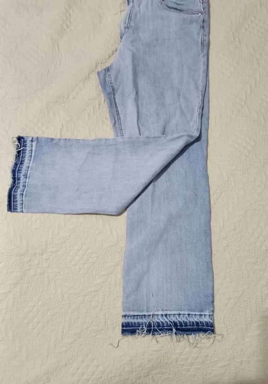 Calça Jeans 46 Eanséria Azul Claro - Foto 5