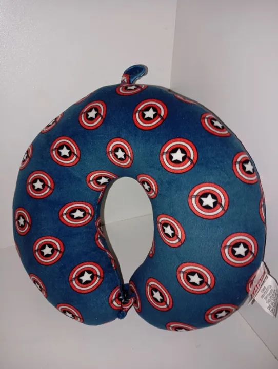 Almofada encosto pescoço cabeça Marvel